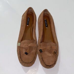 Alex Marie Tan Suede Loafers Women’s Shoes Size 9.5M